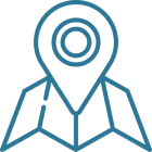 Map icon with location pin