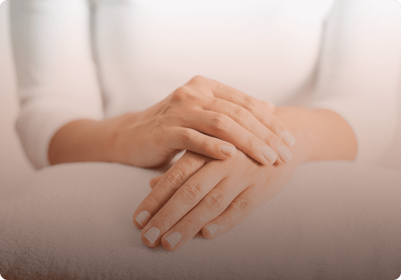 Close-up of hands and fingers